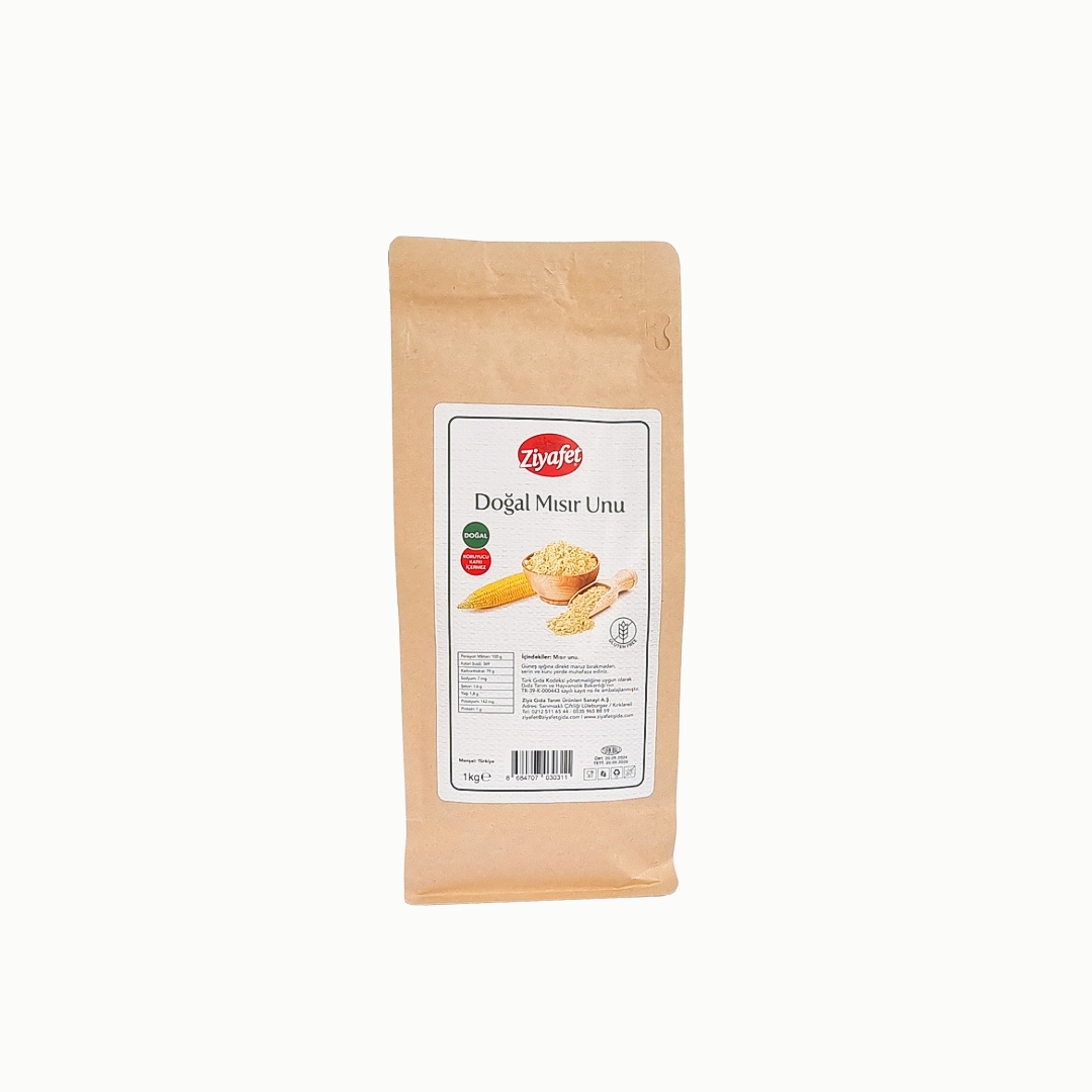 Ziyafet Doğal Mısır Unu – 1 KG