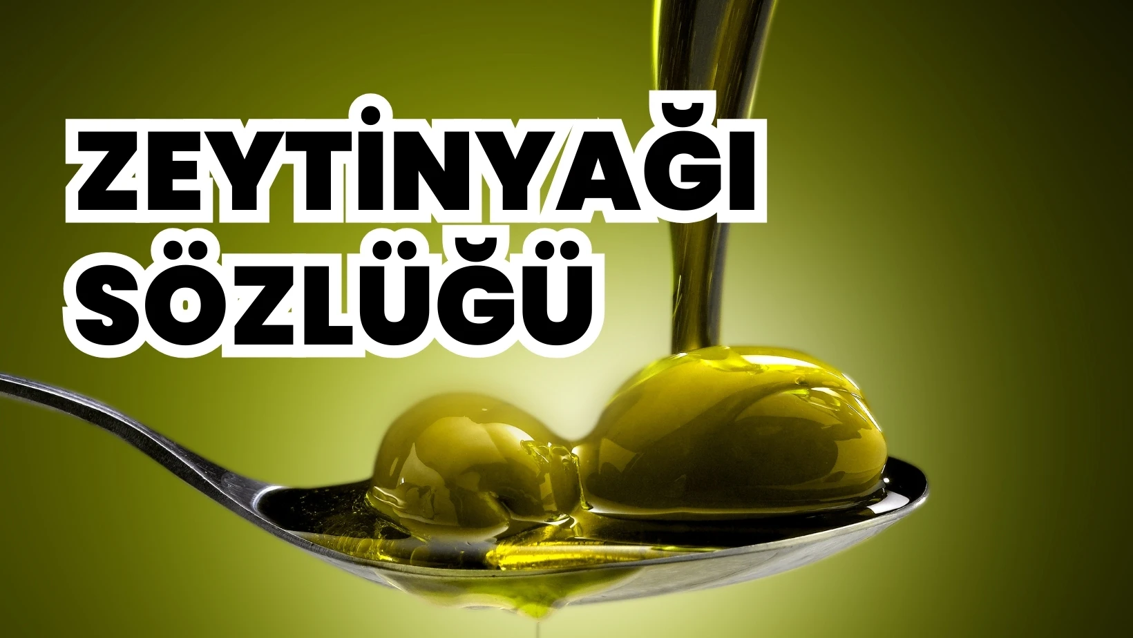 ZEYTİNYAĞI SÖZLÜĞÜ