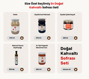 Doğal Kahvaltı Seti | Tahin Pekmez Zeytinyağı Seti – Ziyafet
